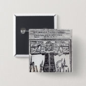 Titel van het eerste boek "Jure" Vierkante Button 5,1 Cm (Voorkant /achterkant)