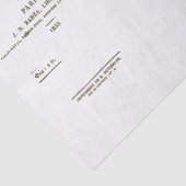 Titel van het Franse Opera-programma Pagina Tissuepapier (Detail)