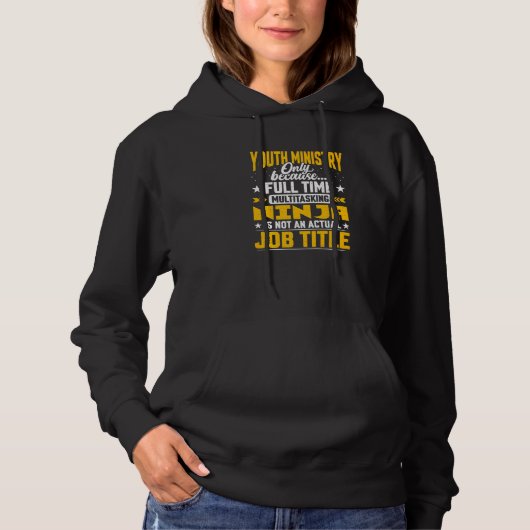 Titel van het ministerie van Jeugdzaken Hoodie (Voorkant)
