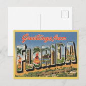 Titel Vintage "Groeten uit Spanje" Briefkaart (Voorkant / Achterkant)