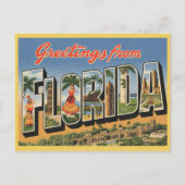 Titel Vintage "Groeten uit Spanje" Briefkaart (Voorkant)