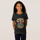 Titel: Vrede boven Oorlog T-shirt (Voorkant volledig)