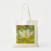 Titel Waterverf Magnolia Bloom Canvas tas (Voorkant)