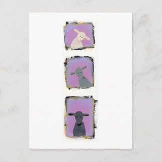 Titel: Witte schapen, grijze schapen, zwarte scha Briefkaart