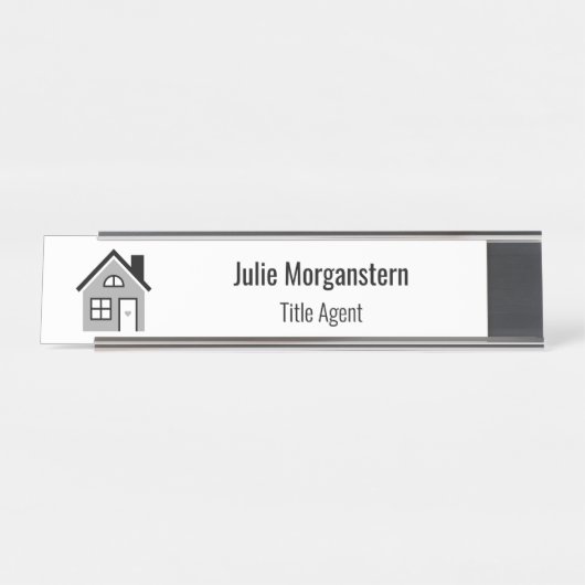 Titelagent Bureau Naambordje (Voorkant)