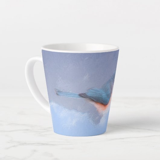 Titelmatige muisverf - Kute Original Dog Art Latte Mok (Linkerhoek)