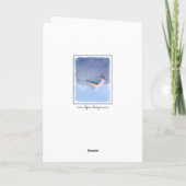 Titelmatige muisverf - Oorspronkelijke vogelkunst Kaart (Achterkant)