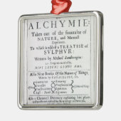 Titelpagina bij de Engelse editie Metalen Ornament (Links)