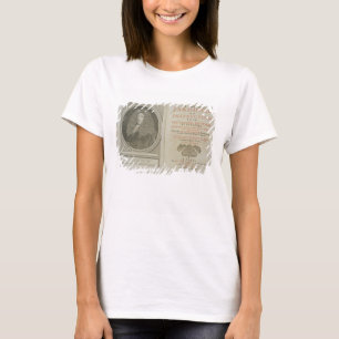 Titelpagina en portret frontistiek van de auteur t-shirt