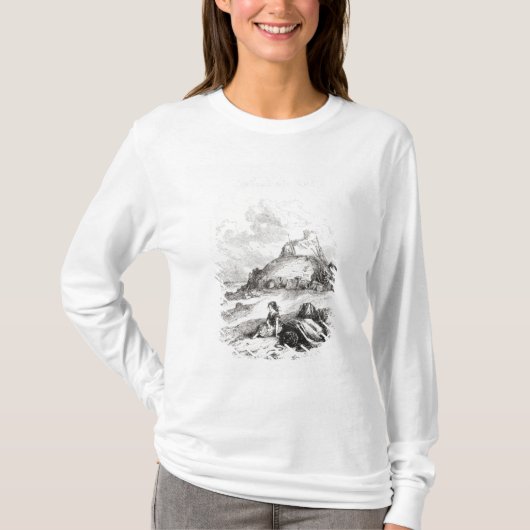 Titelpagina illustratie van 'David' T-shirt (Voorkant)