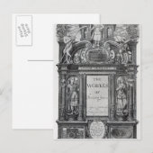 Titelpagina "The Works of Benjamin Jonson" Briefkaart (Voorkant / Achterkant)