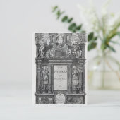 Titelpagina "The Works of Benjamin Jonson" Briefkaart (Staand voorkant)