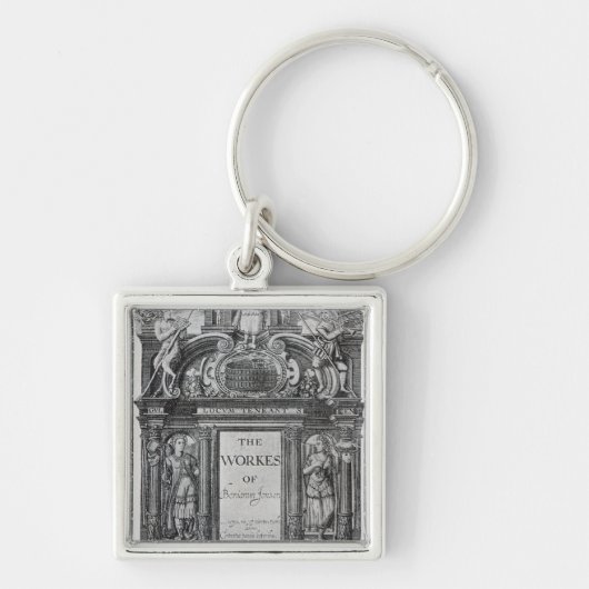 Titelpagina "The Works of Benjamin Jonson" Sleutelhanger (Voorkant)