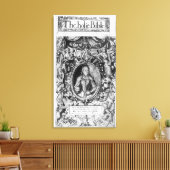 Titelpagina van de Bijbel van de bisschop, café in Canvas Afdruk (Insitu (Woonkamer))
