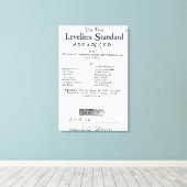 Titelpagina van de standaard True Levelers Canvas Afdruk (Insitu (Houten vloer))