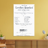 Titelpagina van de standaard True Levelers Canvas Afdruk (Insitu (Woonkamer))