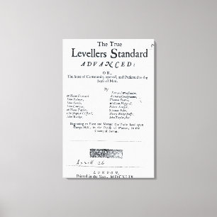 Titelpagina van de standaard True Levelers Canvas Afdruk