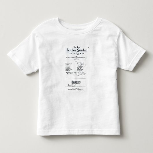 Titelpagina van de standaard True Levelers Kinder Shirts (Voorkant)