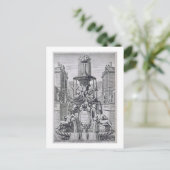 Titelpagina van 'fontein and Waterjets in the Ita' Briefkaart (Staand voorkant)