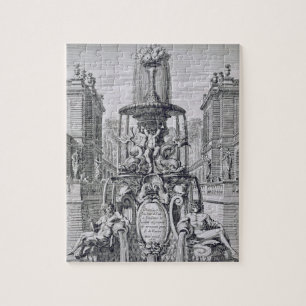 Titelpagina van 'fontein and Waterjets in the Ita' Legpuzzel