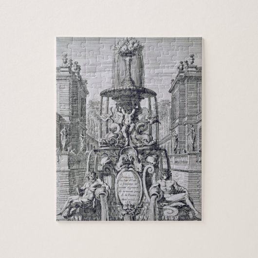 Titelpagina van 'fontein and Waterjets in the Ita' Legpuzzel (Verticaal)