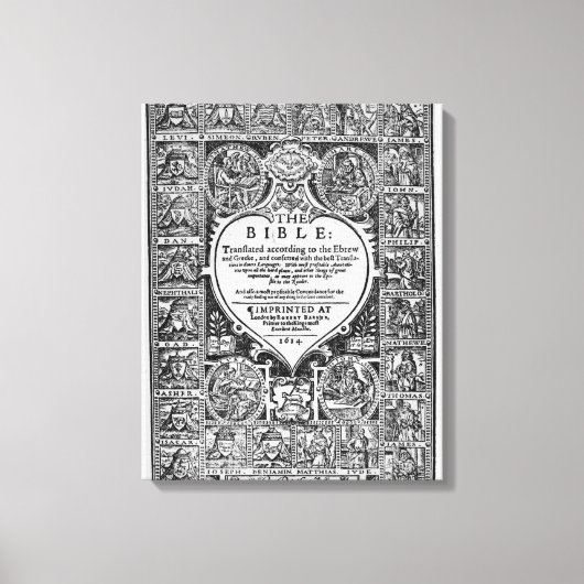 Titelpagina voor de Engelse vertaling Canvas Afdruk (Voorkant)