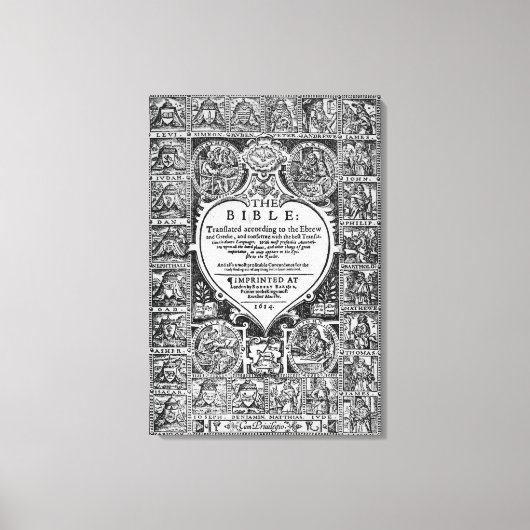 Titelpagina voor de Engelse vertaling Canvas Afdruk (Voorkant)