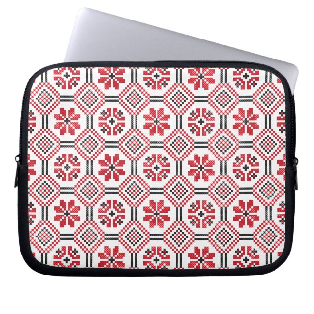 Titelpatroon Laptop Sleeve (Voorkant)