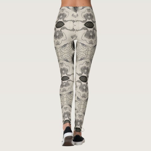 titelpatroon leggings (Achterkant)