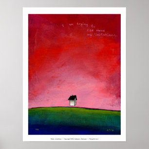 Titelrecht: Ambitieus ~ Mooi drijvend huis Poster