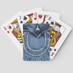 Titels op Jeans Pocket Pokerkaarten