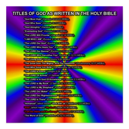 Titels Van God Perfect Poster (Voorkant)