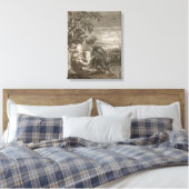 Tithonus, Aurora's man, veranderde in een Grasshop Canvas Afdruk (Insitu (Slaapkamer))