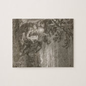 Tithonus, Aurora's man, veranderde in een Grasshop Legpuzzel (Horizontaal)