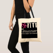 titi definitie beste woordenboek vrouw tote bag (Voorkant (product))