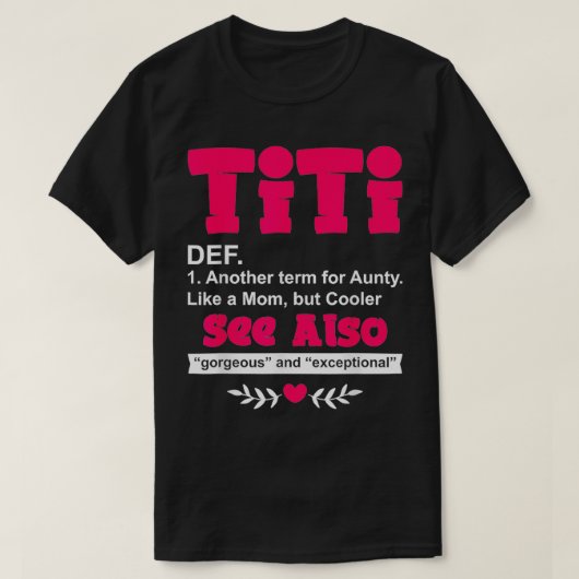 Titi Definition T-shirt (Design voorkant)