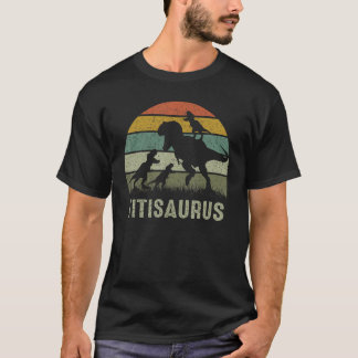 Titi Dinosaur T Rex Titisaurus 3 kinder Familie Ma T-shirt