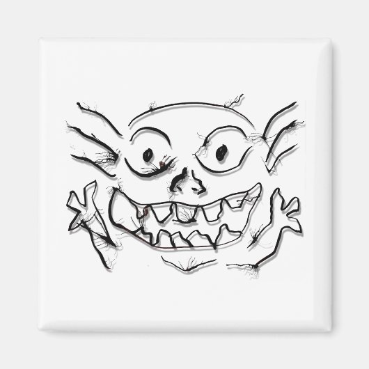 TiTi DoodleNut beroemd gemaakt door Cussdum Design Magneet (Voorkant)