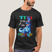 Titi Of The Birthday Boy Funny Titisaurus T Rex Di T-shirt (Voorkant)