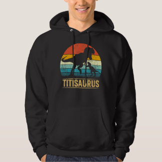 Titi Saurus T Rex Dinosaur Titisaurus Funny Moeder Hoodie