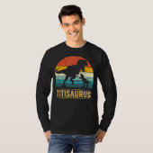 Titi Saurus T Rex Dinosaur Titisaurus Funny Moeder T-shirt (Voorkant volledig)