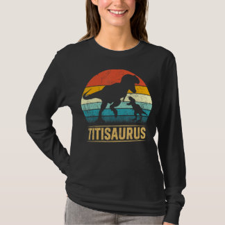 Titi Saurus T Rex Dinosaur Titisaurus Funny Moeder T-shirt
