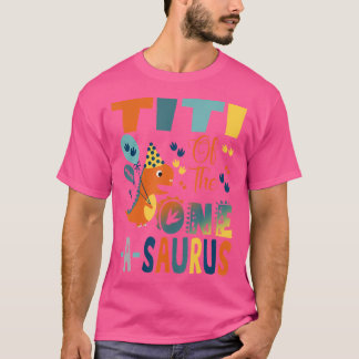 Titi van de One-a-Saurus 2e verjaardag dinosaurus  T-shirt