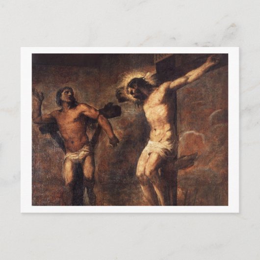Titiaan Christus en de goede dief Briefkaart (Voorkant)