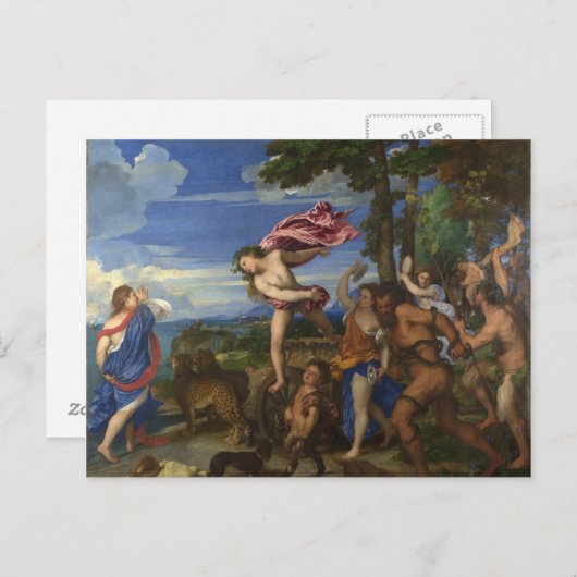 TITIAN - Bacchus en Ariadne 1522 Briefkaart (Voorkant / Achterkant)