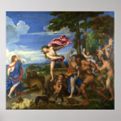 Titian Bacchus en Ariadne Poster (Voorkant)