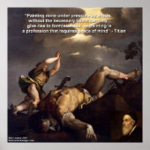 Titian David & Goliath & Quote Poster (Voorkant)
