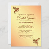 Titian Dragon Fantasy Bridal Shower Uitnodiging (Voorkant)