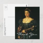 Titian's duchess of Urbino Briefkaart (Voorkant / Achterkant)