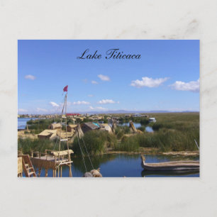 titicaca floating village briefkaart